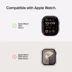 Belkin TemperedCurve 2-in-1 Treated Screen Protector + Bumper for Apple Watch Ultra/Ultra 2 - Additional view 5