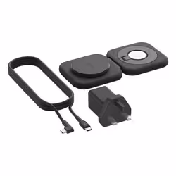 Belkin WIZ026MYBK mobile device charger Smartwatch, Smartphone, Headset Black USB Wireless charging Fast charging Indoor - Additional view 2