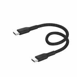 Belkin BoostCharge, 0.15 m, USB C, USB C, USB 2.0, Black