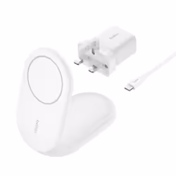 Belkin BoostCharge Headphones, Smartphone White USB Wireless charging Fast charging Indoor
