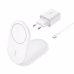 Belkin BoostCharge Headphones, Smartphone White USB Wireless charging Fast charging Indoor