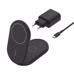 Belkin BoostCharge, Indoor, USB, Wireless charging, 1.5 m, Black