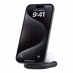 Belkin BoostCharge Headphones, Smartphone Black USB Wireless charging Fast charging Indoor