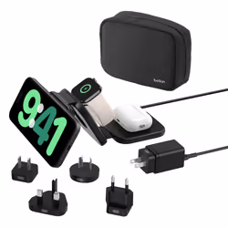 Belkin BoostCharge Pro Headphones, Smartphone, Smartwatch Black USB Wireless charging Fast charging Indoor - Additional view 8