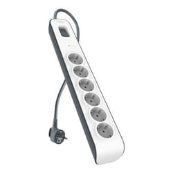 Belkin BSV603VF2M-V2 surge protector Grey, White 6 AC outlet(s)