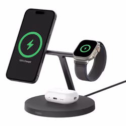 Belkin BoostCharge Pro Headphones, Smartphone, Smartwatch Black USB Wireless charging Fast charging Indoor - Additional view 4