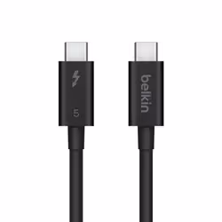Belkin INZ005HQ1MBK Thunderbolt cable 1 m 120 Gbit/s Black - Additional view 4