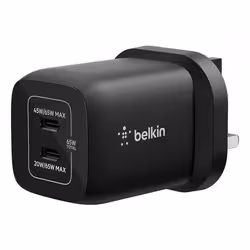 Belkin ENA007MYBK mobile device charger Laptop, Portable gaming console, Smartphone, Tablet Black AC Fast charging Indoor - Additional view 4