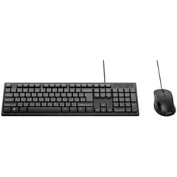 Belkin BBZ014FR keyboard Mouse included Universal USB AZERTY French Black