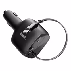 Belkin BoostCharge Universal Black Cigar lighter Fast charging Indoor - Additional view 2
