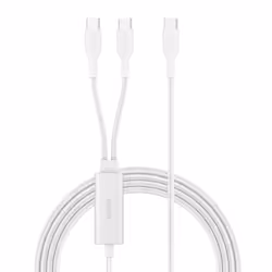 Belkin CAC004hq1.5MWH USB cable USB 2.0 1.5 m USB C 2 x USB C White - Additional view 2