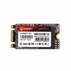 KingSpec M.2 SATA SSD 256GB 2242 SATA III 6Gbps Internal M.2 SSD Ultra-Slim NGFF State Drive for Desktop/Laptop/Notebook (2 ...
