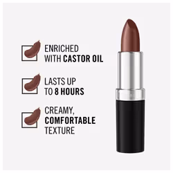 Rimmel Lasting Finish Lipstick - Up to 8 Hours of Intense Lip Color with Color Protect Technology and Exclusive Black Diamond Complex - 124 Bordeaux