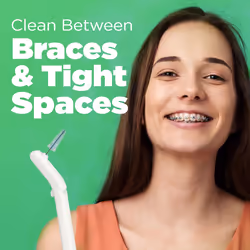GUM Proxabrush Go-Betweens Refills - Tight - Compatible with GUM Permanent Handle -Reusable Interdental Brushes for Tight Teeth - Soft Bristled Dental