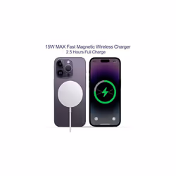 Apple MagSafe ChargerÃ£MFi/UACK CertifiedÃ£15W Fast PD Magnetic Wireless Charger,Wireless Charger with Fast Charging Capability,Type C Wal