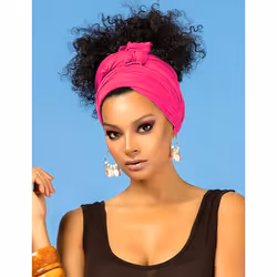 Harewom Head Scarf for Women Head Wrap Solid Long Lightweight Stretch