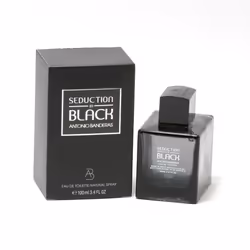 Antonio Banderas Seduction in Black for Men Eau de Toilette Spray  3.4 Oz