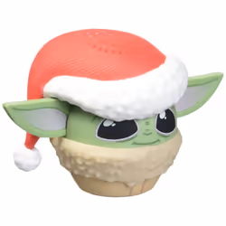 Bitty Boomers Star Wars The Mandalorian: Grogu with Santa Hat - Mini Bluetooth Speaker