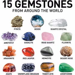 NATIONAL GEOGRAPHIC Mega Gemstone Dig Kit Â Excavate 15 Real gems