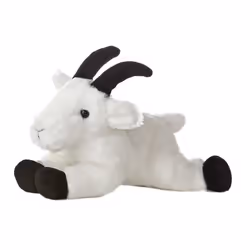 Aurora, 31325, Mini Flopsie Goat, 8In, Soft Toy, White