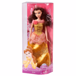 Disney Princess Sparkling Princess Belle Doll - 2012