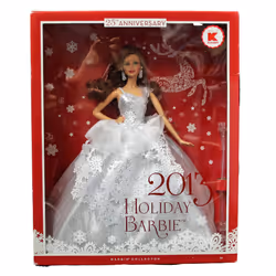 2013 Holiday Barbie 25th Anniversary-Auburn
