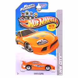 Hot Wheels 2013 HW City Fast & Furious Toyota Supra 5/250  Orange