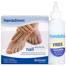 Graham Hands Down Soak Off Gel Nail Wraps  100 Count