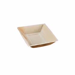 Palm Leaf Plate Square Corners & Slanted Edges, Pack Of 100
