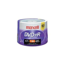 DVDplusR- 16X Speed- 4.7GB- Branded- 50-PK