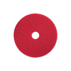 Red Buffing Floor Pad, Red - 5 Per Carton - 19 in.
