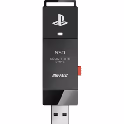 BUFFALO External SSD 2.0TB - Officially Licensed Product - Compatible with PS5 Consoles / PS4 Consoles - USB3.2 Gen2 Type A C ...