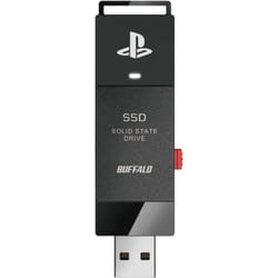 BUFFALO External SSD 2.0TB - Officially Licensed Product - Compatible with PS5 Consoles / PS4 Consoles - USB3.2 Gen2 Type A Compact Stick SSD-SAO2.0U3