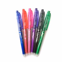Pilot Frixion 0.5mm X-fine Point Erasable Gel Pens - 6 Color Pouch Pack