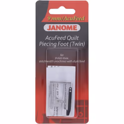 Janome AcuFeed Quilt Piecing Foot(Twin) for #202125004 9mm max with Dual Feed