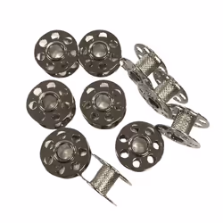 Cutex 10 Metal Bobbins Compatible with Part Number 0115367T for Bernina 1030 1031 1080 1090 1120 1230 Machines