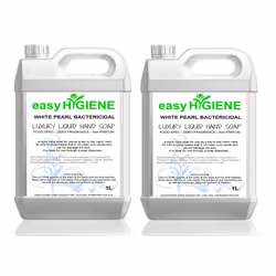 WHITE 10L Antibacterial Bactericidal Liquid Antibac Luxury Pearl Hand Soap 2x 5L