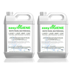 WHITE 10L Antibacterial Bactericidal Liquid Antibac Luxury Pearl Hand Soap 2x 5L