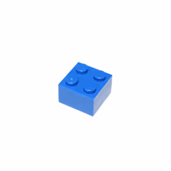 LEGO Parts and Pieces: 2x2 Blue (Bright Blue) Brick x100