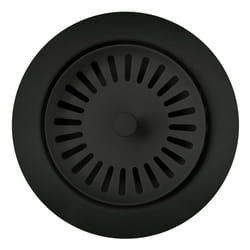 Disposal Flange  3.5""""  Coal Black
