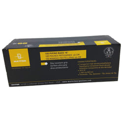 Matfer Bourgeat 165019 Standard Disposable Pastry Bags  18  clear
