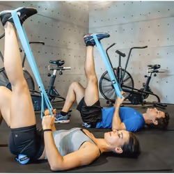 Tune Up Fitness - Double Loop Yoga Stretching Strap for Physical Therapy  Yoga  Working Out | Excellent Leg  Shoulder & Hamstring Stretcher & Yoga Str