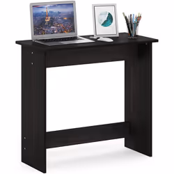Furinno Computer Desks, Wood, Espresso, one size