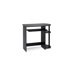 Simplistic Easy Assembly Computer Desk, Study Desk, Writing Desk, Espresso, 80 (W) x 73 (H) x 40 (D) cm
