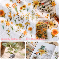 BLEDS 501 PCS Scrapbook Supplies  Scrapbook Paper Kit 460 Sheets Thin Decorative Craft Paper with 40 Pcs Flower Stickers 1 Adhesive Roller for Journal