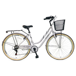 Tiger Vintage Ladies Hybrid Bicycle 700c Grey - 15 inch