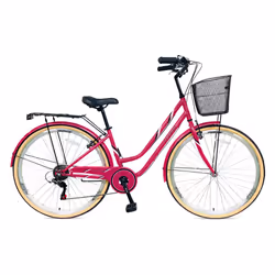 Tiger Vintage Ladies Heritage Bike 700c Raspberry - 17 Inch