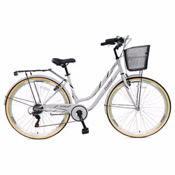 Tiger Vintage Ladies Hybrid Bicycle 700c Grey - 17 inch