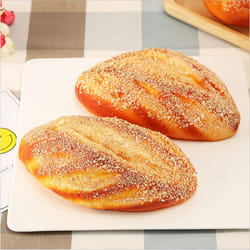 Zzooi Artificial Simulated Oatmeal Bread Faux Clap Bread 1PCS