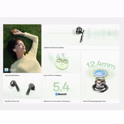OPPO Enco Air4 True Wireless Bluetooth Headphones headset - Green